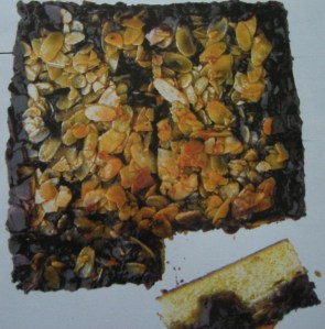 Blueberry and almond bar