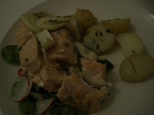 Salmon with fennel Salmon with fennel