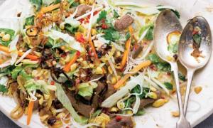 Warm Vietnamese beef salad